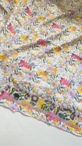 مخور قطن ديجيتال شغل خرز وتطريز وفصوص