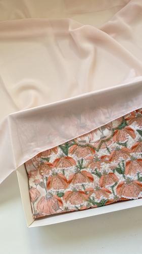 مخور حرير ايطالي شغل خرز وتطريز وفصوص