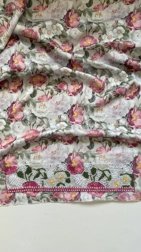 مخور حرير ايطالي وشغل يد خرز