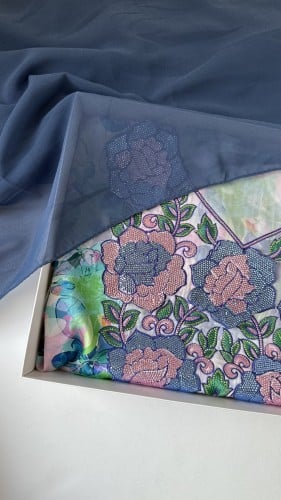 مخور حرير ايطالي شغل ثري دي