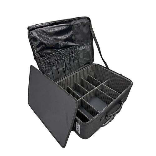 هارتس شنطة مكياج لتنظيم احترافية بعزل داخلي وتقسيم...