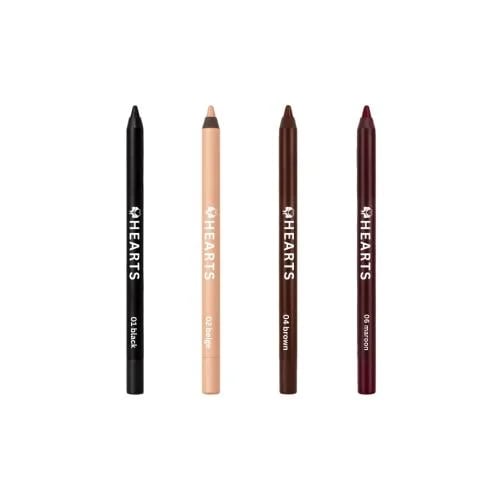 Hearts Waterproof Eyeliner Set – 4 Colors