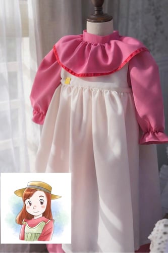 فستان فلونة (مع قبعة)