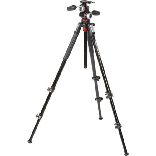 Manfrotto MK190XPRO3-3W Aluminum Tripod With 3-Way...