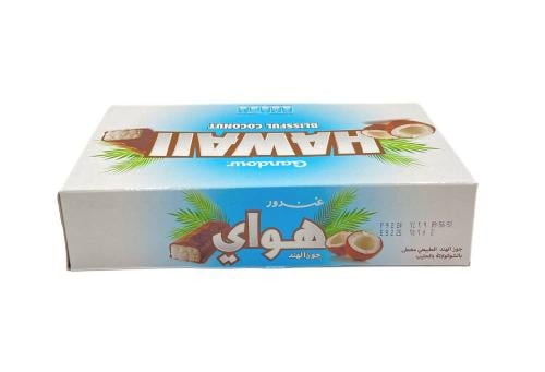 شوكلاتة هواي بجوز الهند (الكرتون)