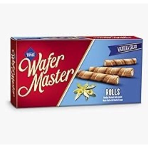 بسكويت ويفر تايم رولز بكريمة الشوكلاتة من ماستر