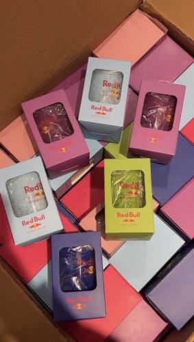 أكواب ريد بول المضئ (متنوع+ببوكس)