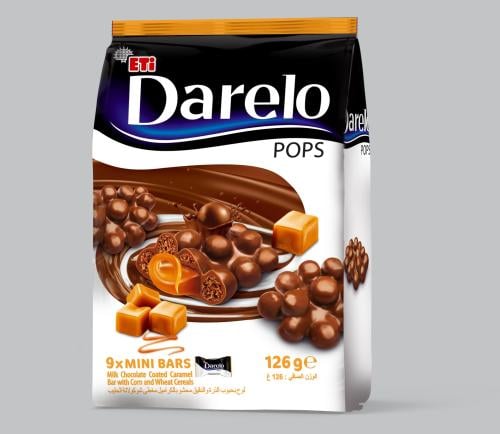 قطع كراميل مغطاه بالشوكلاتة