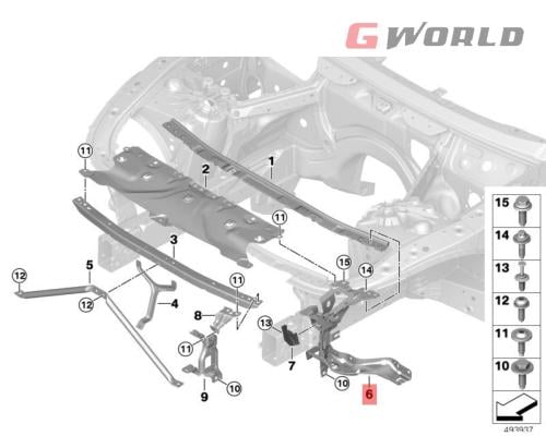 قاعدة شمعة امامية BMW G30