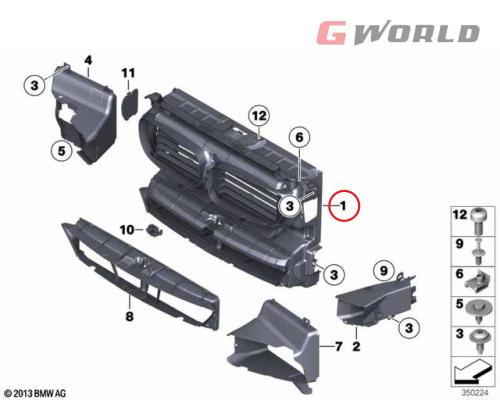 هواية امامية اير دكت BMW F10