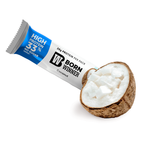 بورن وينر بروتين بار اكتيف - بجوز الهند 60ج