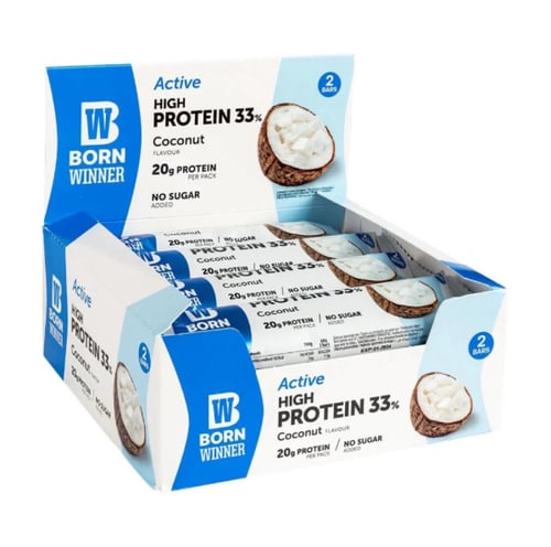 بورن وينر بروتين بار اكتيف - بجوز الهند 60ج