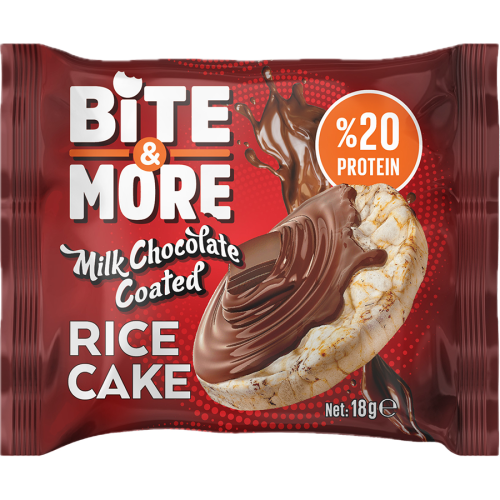بايت اند مور - كيكة الأرز مغطاة بالشوكولاتة 18ج