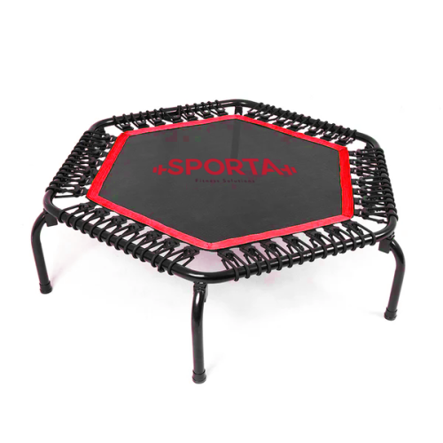 ترامبولين سداسي مع مقبض من سبورتا