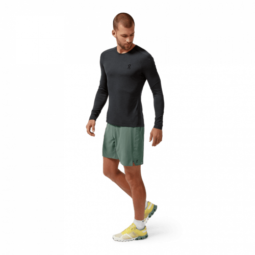 أون رننج شيرت بكم طويل رجالي لون اسود