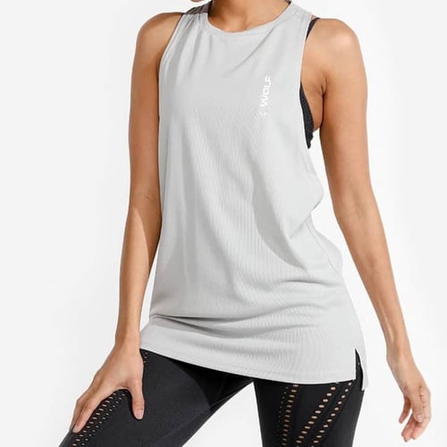 كنزات رياضية نسائية بدون أكمام "إيفولف تانك" من سك...