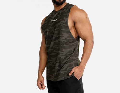 تي شيرت رياضي رجالي بدون أكمام "إيفولف" من سكوات و...