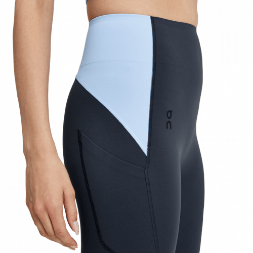 أون رننج بنطال ضيق للجري بخصر ضيق نسائي لون كحلي&ب...