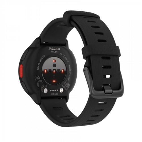 بولار - ساعة لياقة Pacer أسود