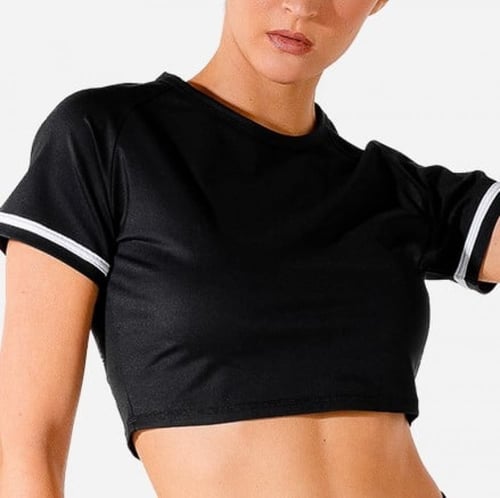 كنزة رياضية هايبرد قصيرة للنساء من سكوات وولف