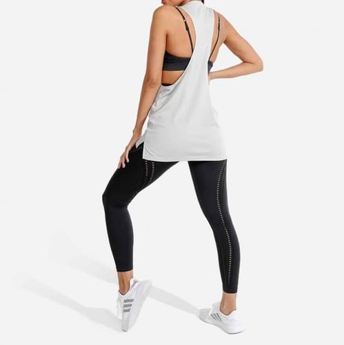 كنزات رياضية نسائية بدون أكمام "إيفولف تانك" من سك...