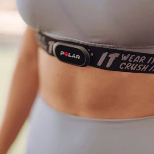 بولار - مراقب معدل ضربات القلب H10 N BLE أسود اللو...