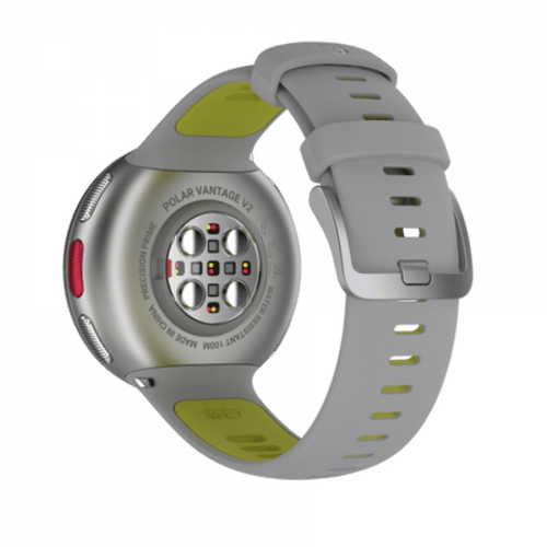 بولار - ساعة لياقة VANTAGE V2 رمادي/اصفر