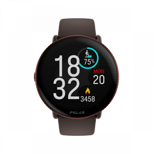 بولار- ساعة اللياقة البدنية ايغنايت 3 باللون البني...