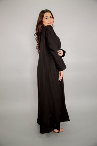 عبايه كريب كتان