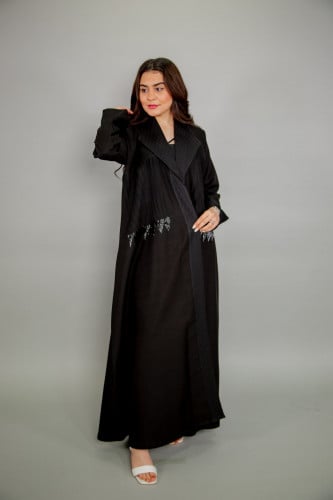 عبايه كريب كتان