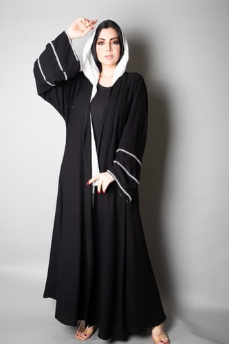 عبايه كريب امريكي شك على الكم