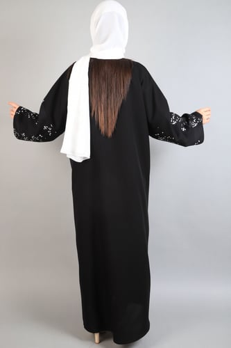 عبايه انترنت تطريز على الاكمام