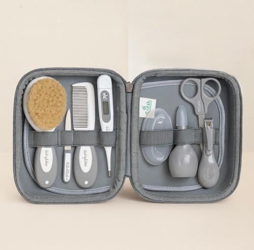 مجموعة عناية الطفل حديث الولادة 9قطع مع حقيبة لون...