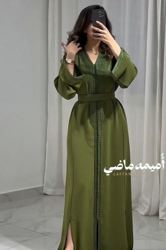 قفطان روان اخضر