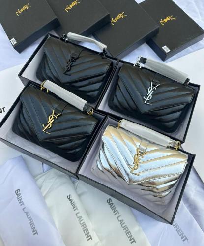 شنطة سان لوران بلمسة أنوثة جريئة