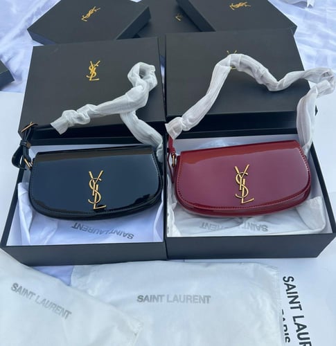 شنطة سان لوران جلد فاخر بتصميم عصري