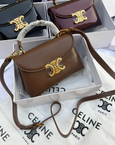 شنطة سيلين جلد فاخر بتصميم