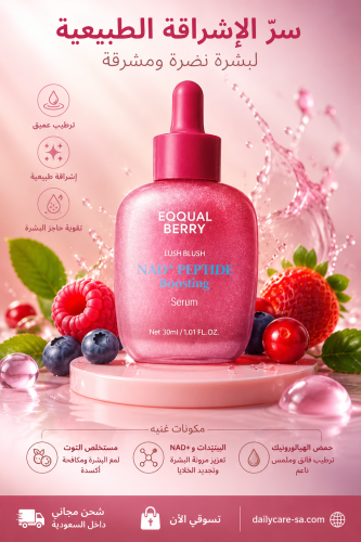 EQQUALBERRYS ايكوال بيري سيروم معزز الببتيد +