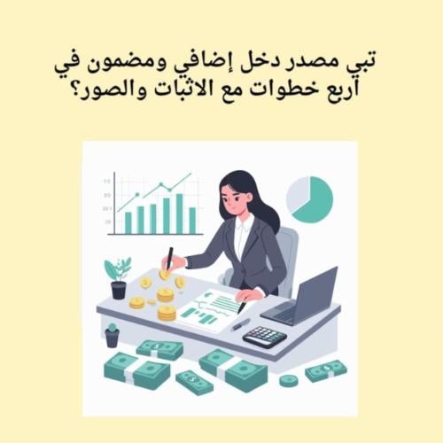 اربع خطوات لمصدر دخل اضافي مضمونه