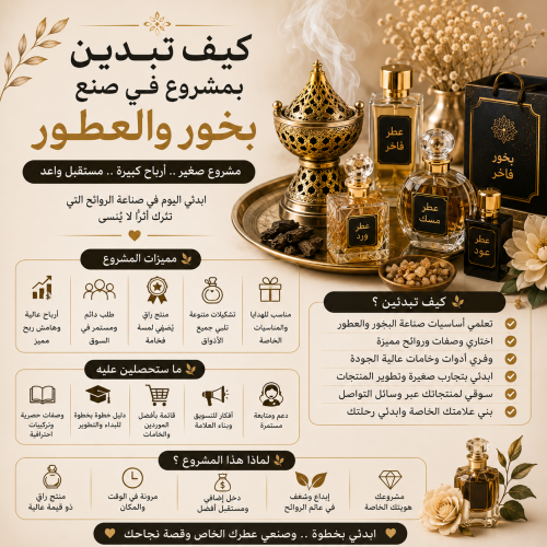 مشروع تصنيع البخور والعطور