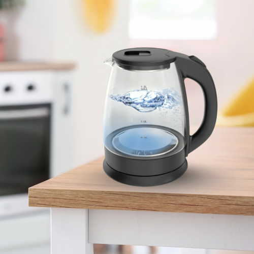 غلاية كهربائية زجاج سعة 8. 1 لتر 1500 واط