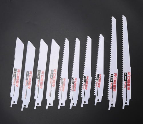 ريش شفرات منشار ترددي - 10 قطع