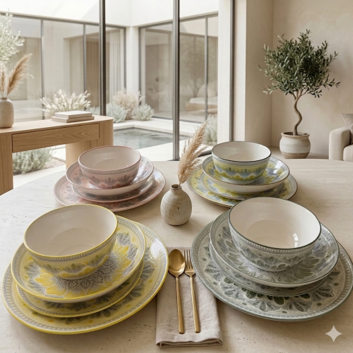 16-piece dining set for 4 persons