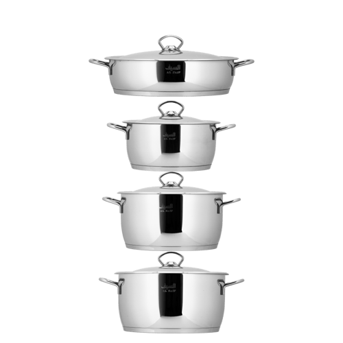 طقم قدور السيف ميراي تركي استيل 8 قطع كبير