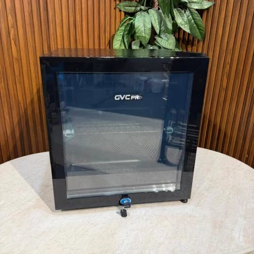 ثلاجة ذكية صغيرة باضاءة من GVC PRO - سعة 50 لتر GVRG75