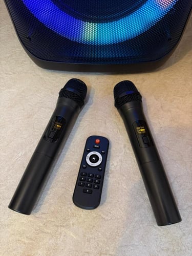 سماعة مناسبات 2 مايكرفون للاستراحات