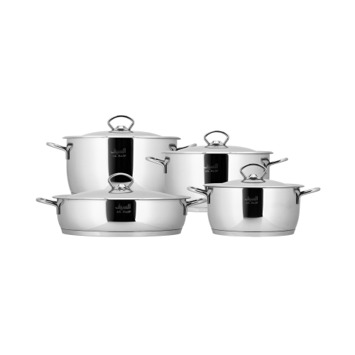 طقم قدور السيف ميراي تركي استيل 8 قطع كبير