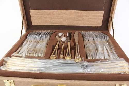 شنطة ملاعق وسكاكين 72 قطعة 12 شخص