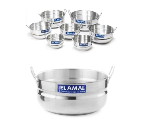 طقم قدور ألمنيوم مصري 7قطع