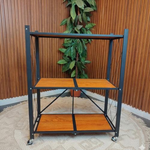 3-tier foldable shelves